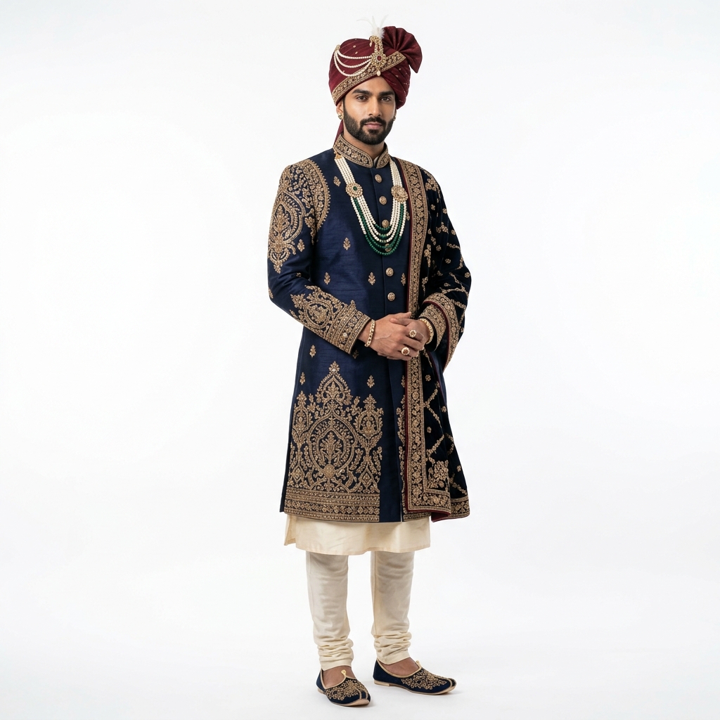 Men's Royal Wedding Sherwani